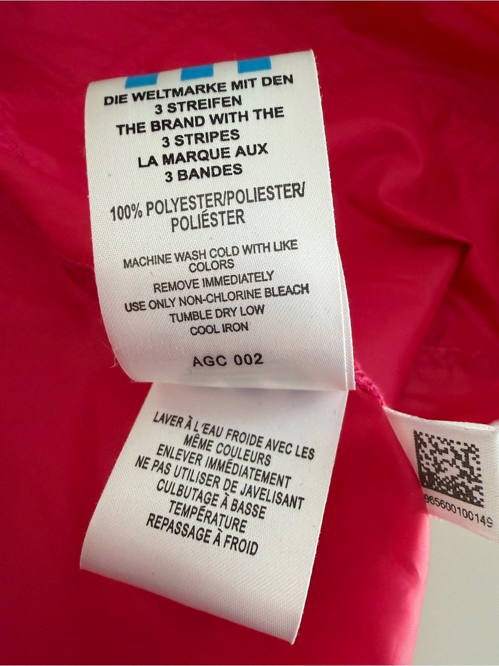 NWT Vintage 2005 Adidas Pink Glossy Breaker Windbreaker Jacket - Picture 12 of 13